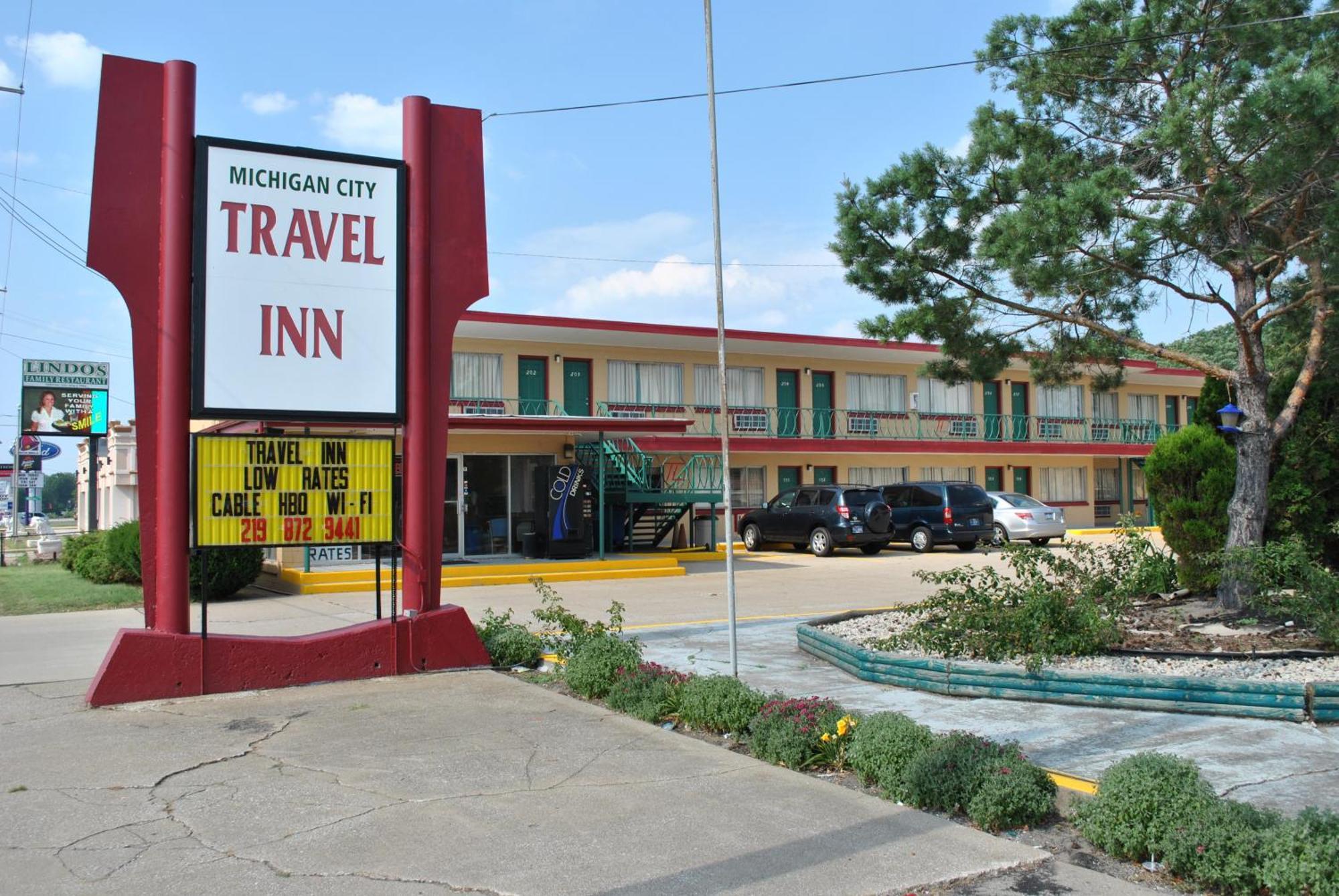 Travel Inn Motel Michigan Stadt Exterior foto